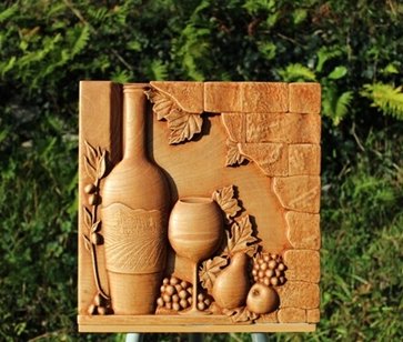 Solid Wood Carving Work
