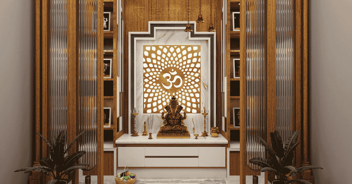 MDF Temple For Stylish Home Mandir